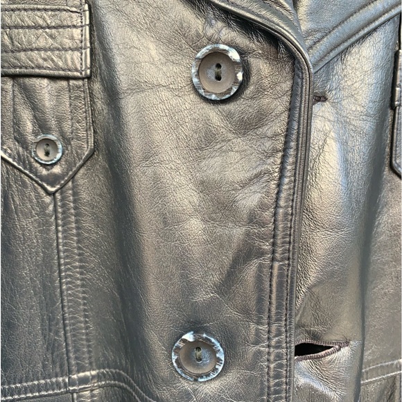 Vintage 70s Disco Craft of Canada Leather Jacket - Picture 10 of 16